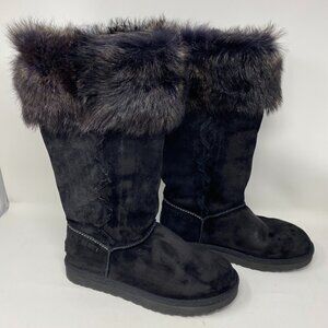 ugg suede rosana tall boots style 1008044